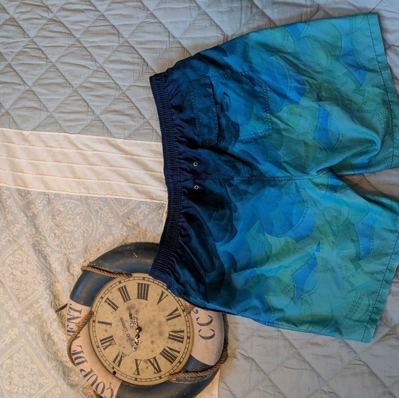 New W/O tags   Nice Swim Trunks Shorts Men's size XXL 2 XL - Picture 6 of 6